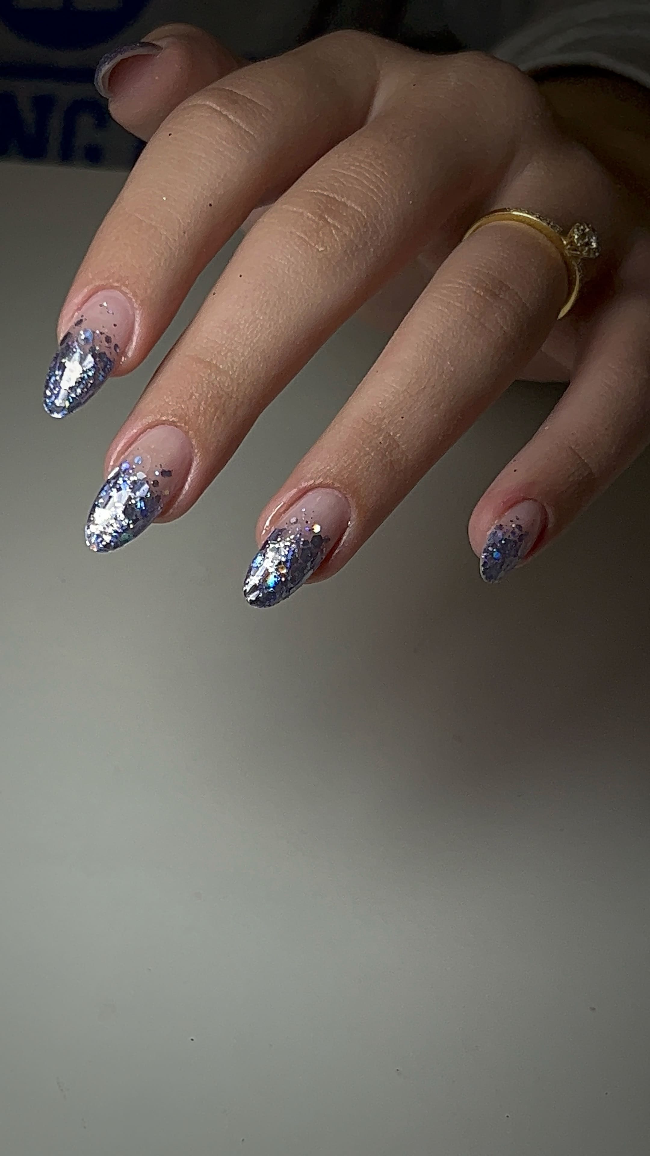 Alongamento molde F1 + decoração encapsulada