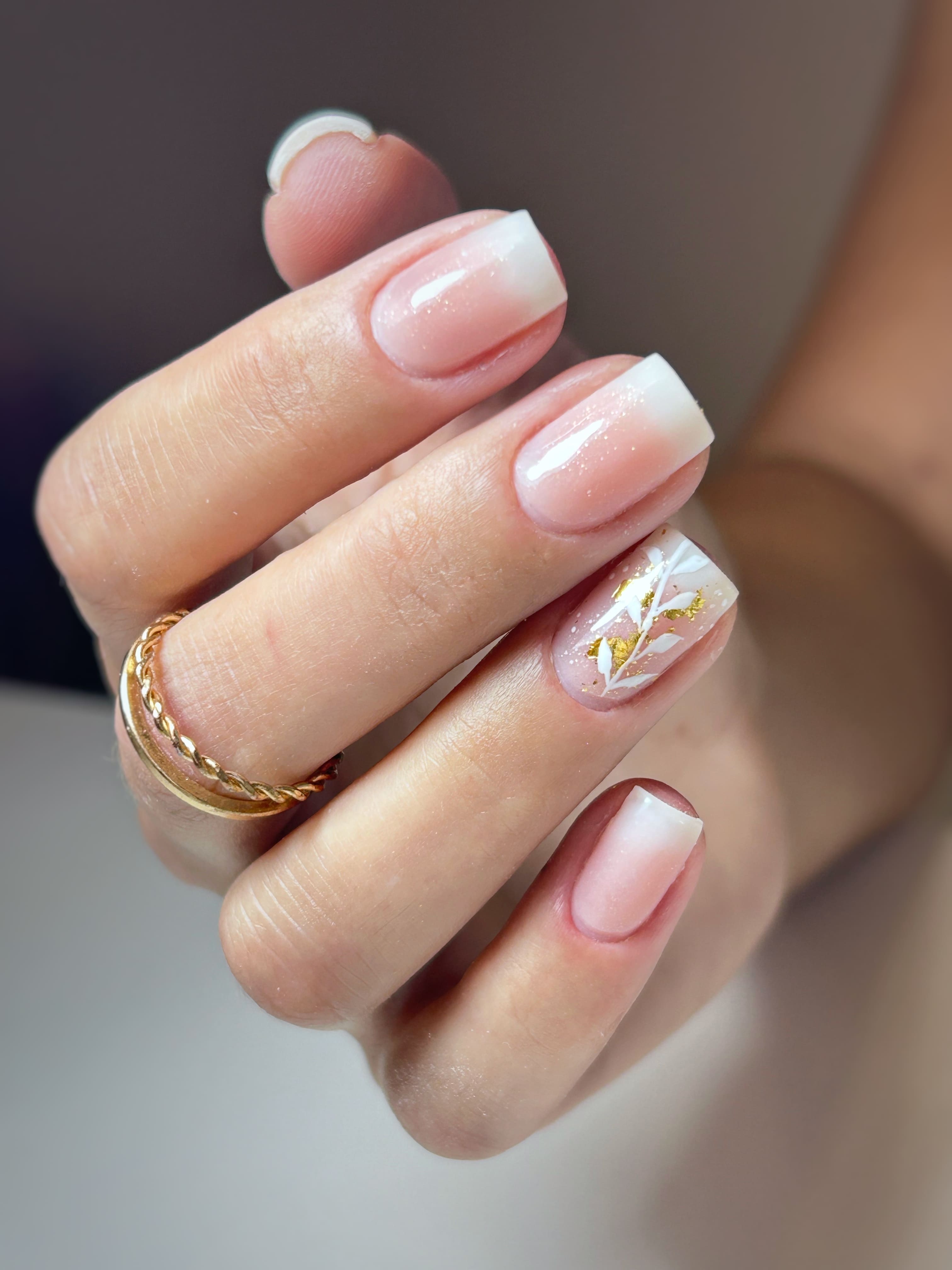 Banho em gel + decoração encapsulada